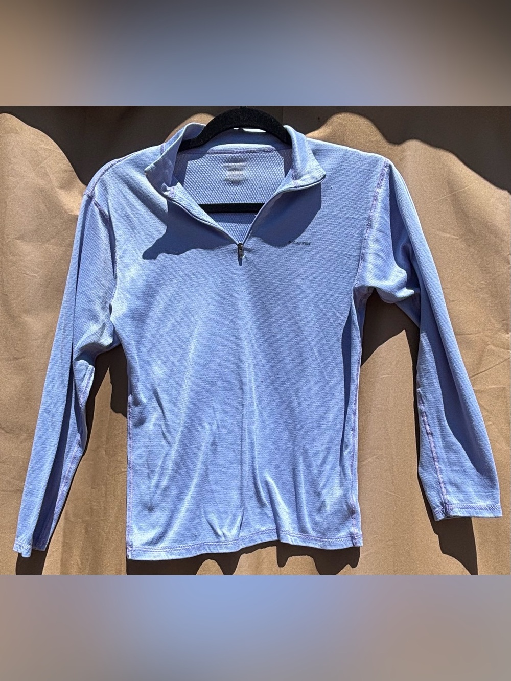 Light purple women’s Quarter-Zip Performance Top